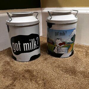 2 Got Milk metal tins